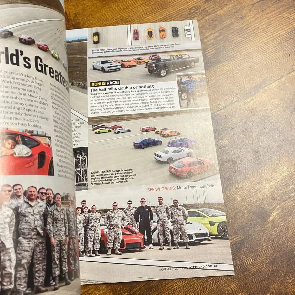 Motor Trend November 2018 2018 Best Driver's Car 12 Contenders... 1 Winner (Maga